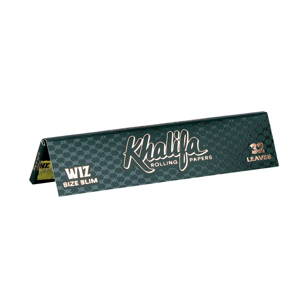 Khalifa Rolling Papers - 32pc / Wiz Size Slim 50ct