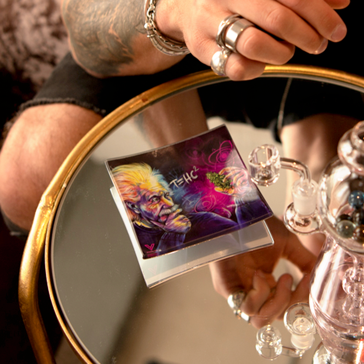 T=HC2 Glass Rollin' Tray