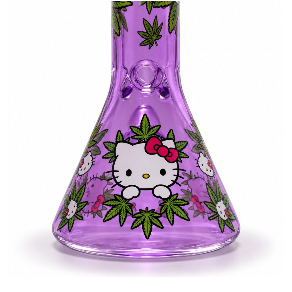 14" Character & Leaf Pattern Beaker