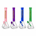 Fortune 18" 7mm Square Base Glass Water Pipe – 50mm Neck
